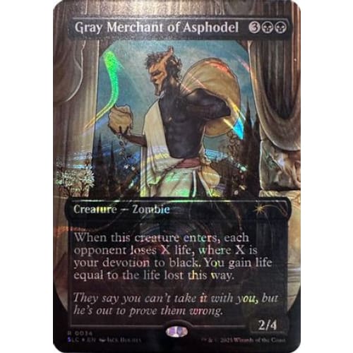 Gray Merchant of Asphodel (Halo Foil) (SLC-034) Foil