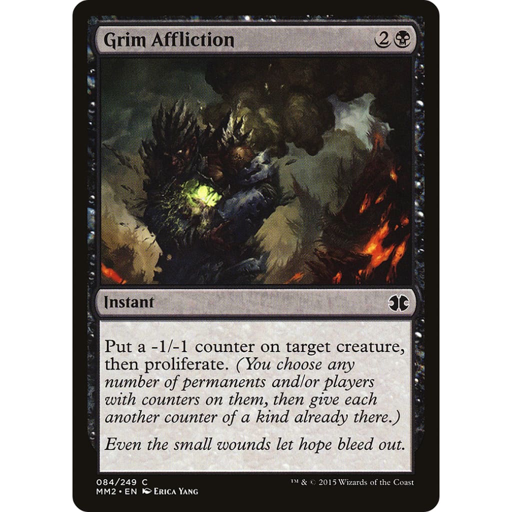 Grim Affliction (MM2-084) Foil