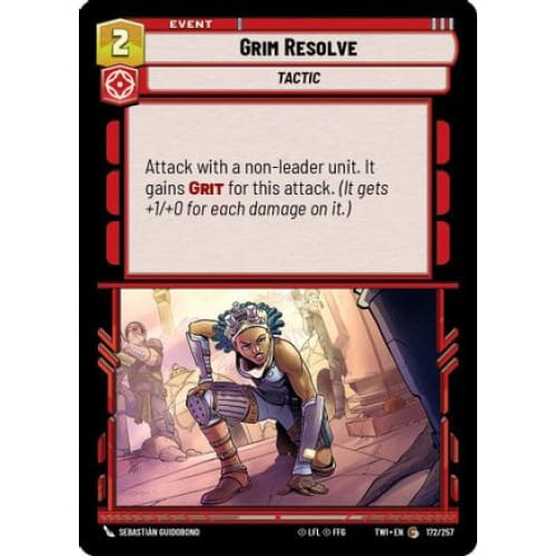Grim Resolve (172/257)  Foil