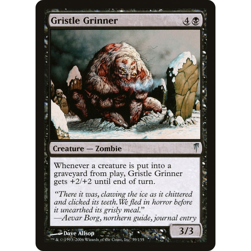 Gristle Grinner (CSP-059) Foil
