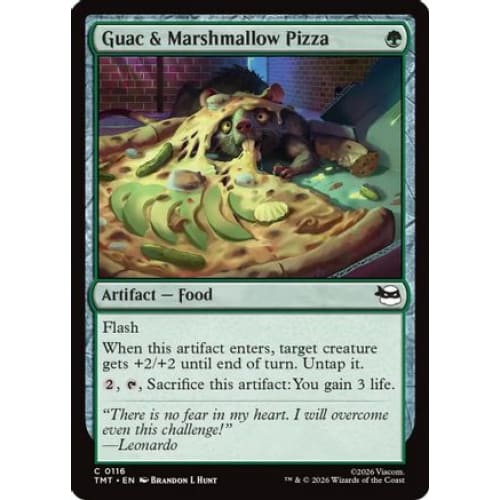 Guac & Marshmallow Pizza (TMT-116) Foil