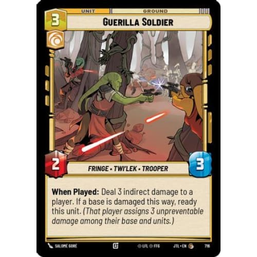 Guerilla Soldier (Foil) (716)  Foil