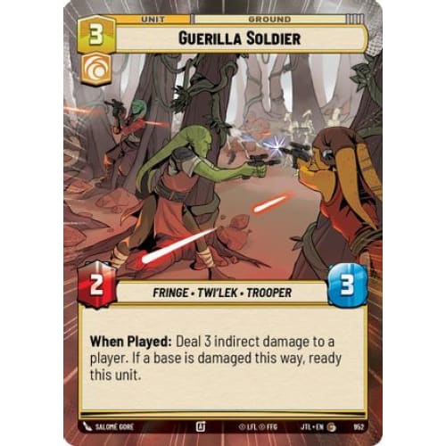 Guerilla Soldier (Hyperspace Foil) (952)  Foil