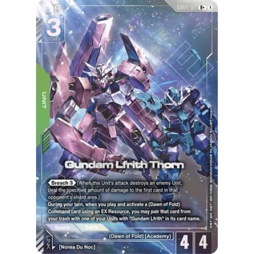 Gundam Lfrith Thorn (R+) (GD04-021) -  Holofoil
