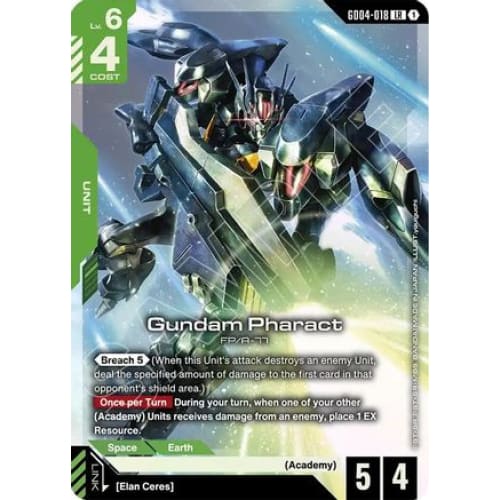 Gundam Pharact (GD04-018) - Phantom Aria Holofoil