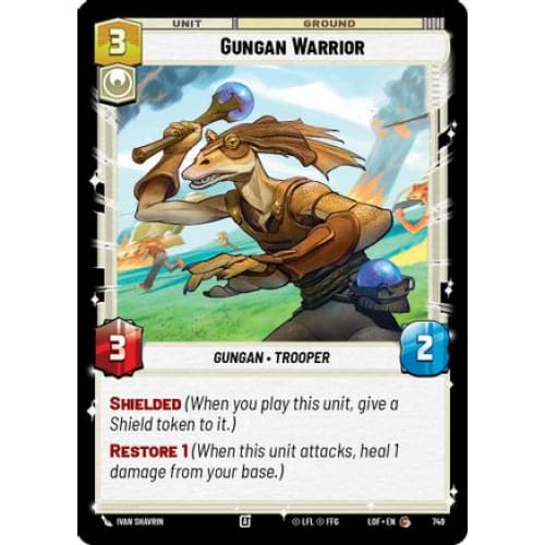 Gungan Warrior (Foil) (749)  Foil