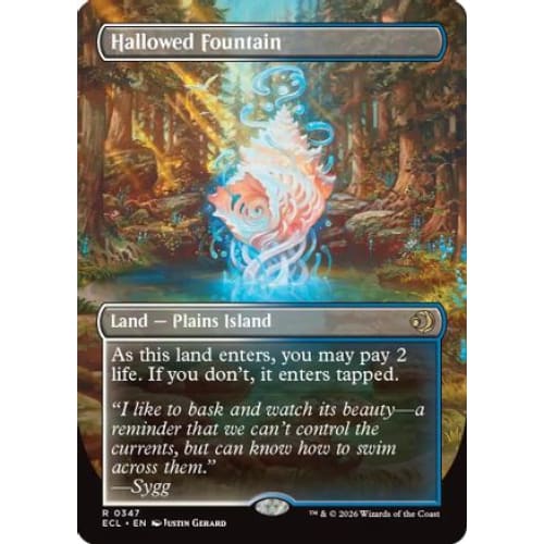 Hallowed Fountain (Borderless) (ECL-347) Foil