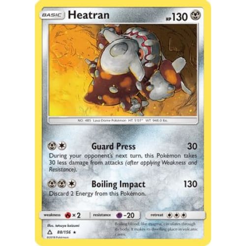 Heatran (88) Holo Rare Reverse Holofoil