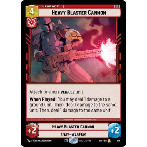 Heavy Blaster Cannon (Foil) (673)  Foil