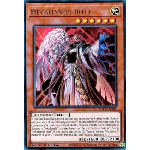 Hecahands Ibtel - PHRE-EN001 Ultra Rare 1st Edition