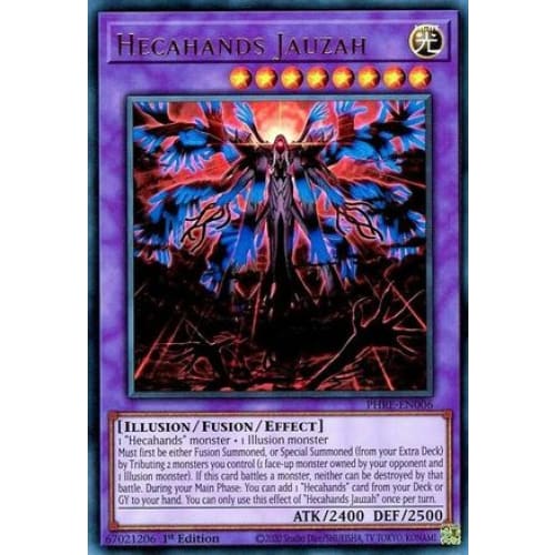 Hecahands Jauzah - PHRE-EN006 Ultra Rare 1st Edition