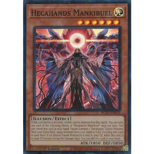 Hecahands Mankibuel - BLZD-EN018 Super Rare 1st Edition