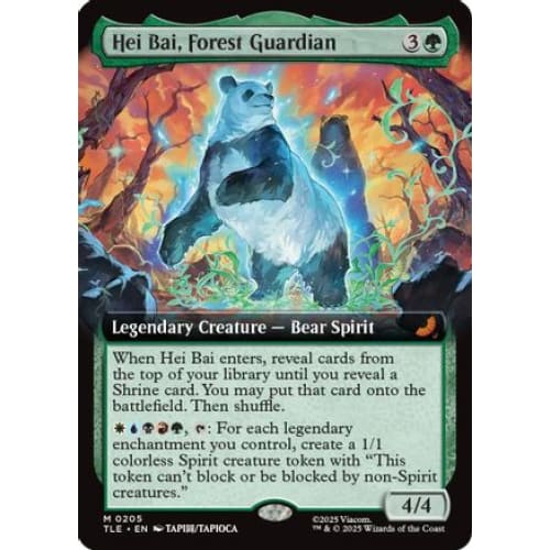 Hei Bai, Forest Guardian (Extended Art) (TLE-205) Foil