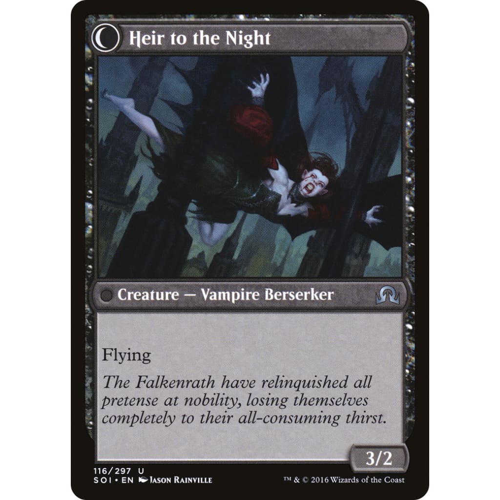 Heir of Falkenrath (SOI-116): (Double Faced Transform) Foil - Image 2