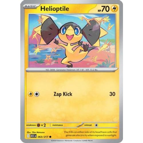 Helioptile (63) Common