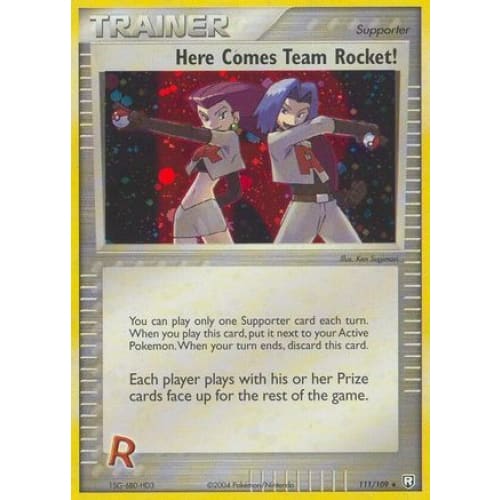 Here Comes Team Rocket! (111) Secret Rare