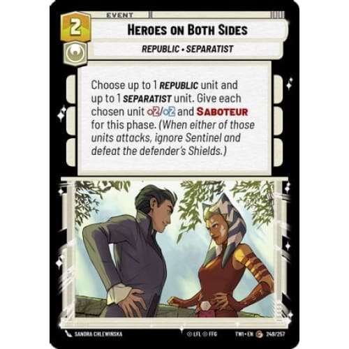 Heroes on Both Sides (249/257)  Foil