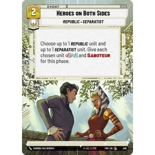 Heroes on Both Sides (Hyperspace) (509)  Foil