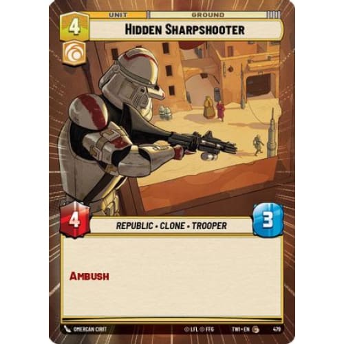 Hidden Sharpshooter (Hyperspace) (479)  Foil