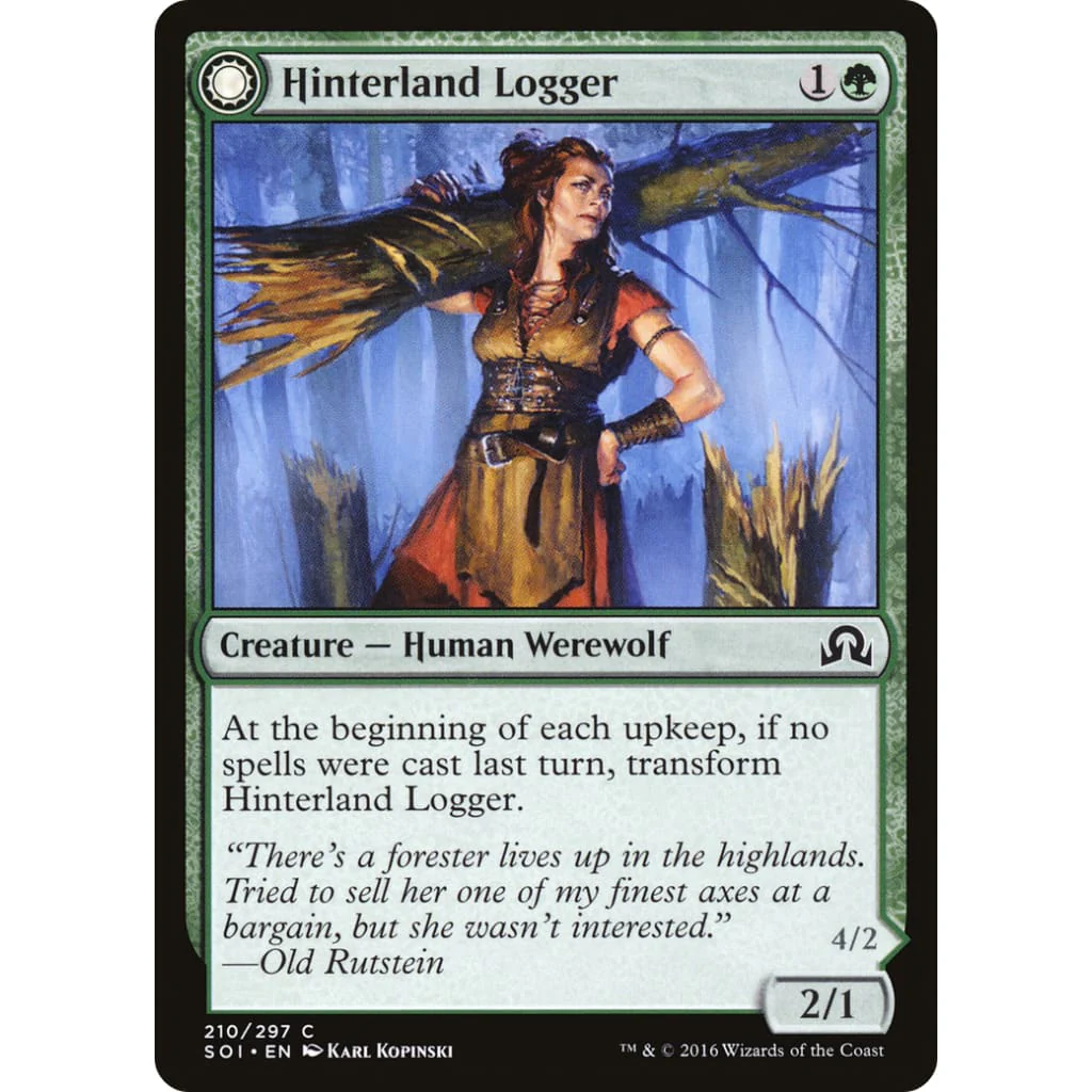 Hinterland Logger (SOI-210): (Double Faced Transform) Foil - Image 3