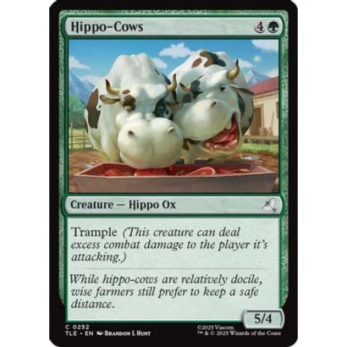 Hippo-Cows (TLE-252) Foil