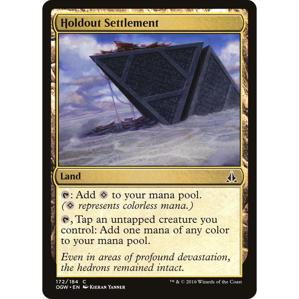 Holdout Settlement (OGW-172)