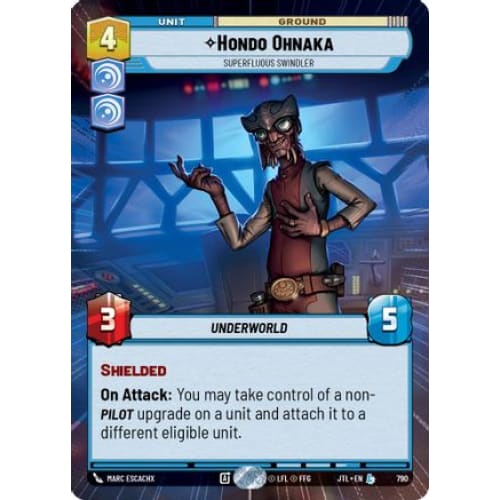 Hondo Ohnaka - Superfluous Swindler (Hyperspace Foil) (790)  Foil