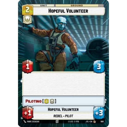 Hopeful Volunteer (Hyperspace Foil) (980)  Foil