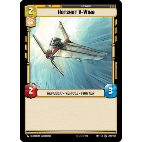 Hotshot V-Wing (209/257)  Foil