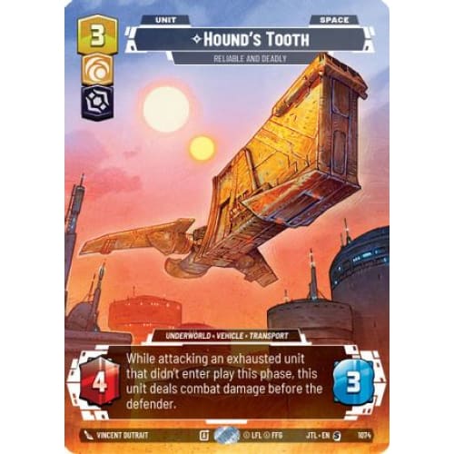 Hound's Tooth - Reliable and Deadly (Prestige Foil) (1074)  Foil