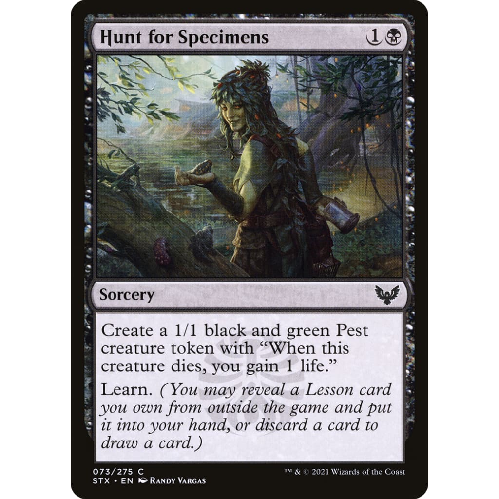 Hunt for Specimens (STX-073) Foil