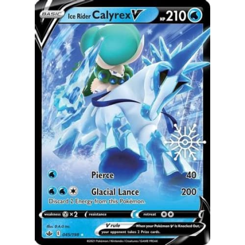 Ice Rider Calyrex V - 045/198 (Holiday Calendar) Promo