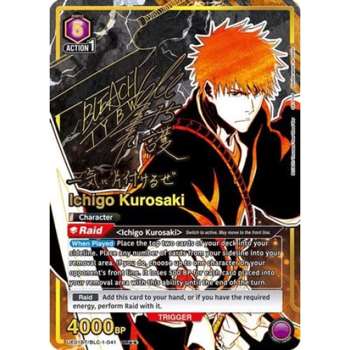 Ichigo Kurosaki (041) (SR**) (UE01BT/BLC-1-041) - UE01BT BLEACH ThousandYear Blood War Foil