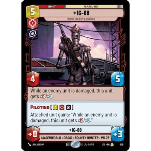 IG-88 - Murderous Phlutdroid (Foil) (639)  Foil