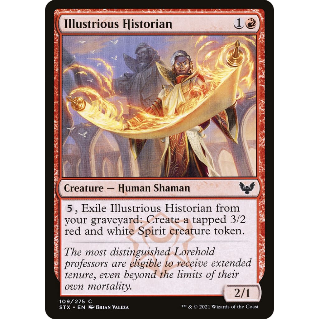 Illustrious Historian (STX-109) Foil