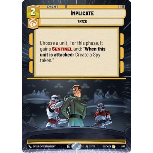 Implicate (Hyperspace Foil) (987)  Foil