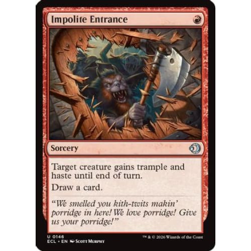 Impolite Entrance (ECL-146)
