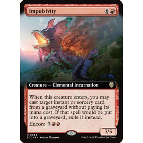 Impulsivity (Extended Art) (ECC-033)