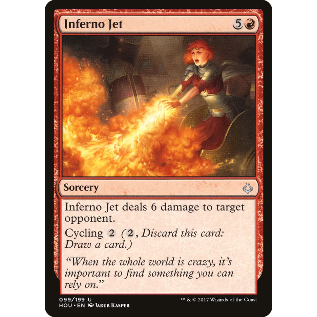 Inferno Jet (HOU-099) Foil