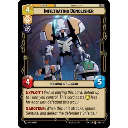 Infiltrating Demolisher (182/257)  Foil