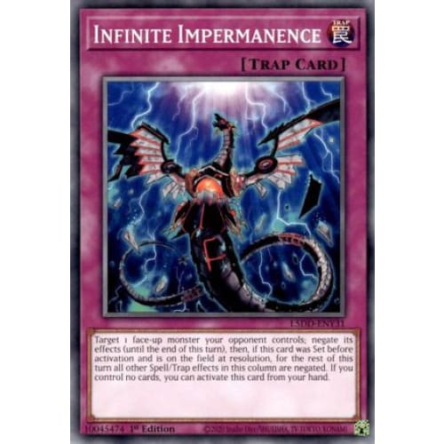 Infinite Impermanence (L5DD-ENY31) - L5DD-ENY31 Common / Short Print 1st Edition