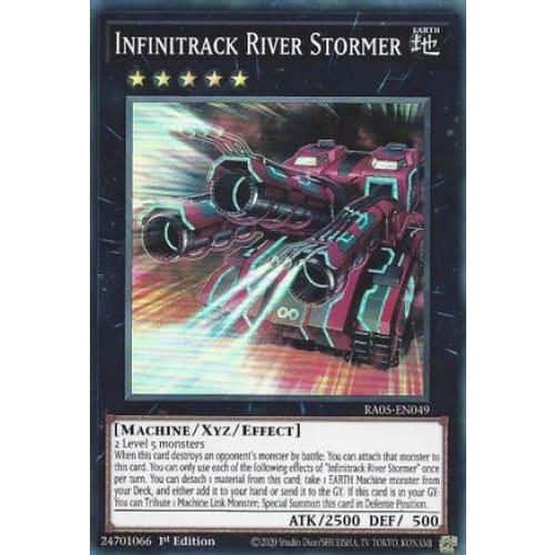 Infinitrack River Stormer - RA05-EN049 Super Rare 1st Edition