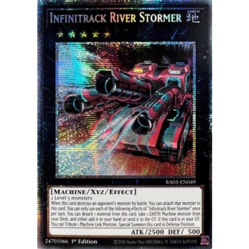 Infinitrack River Stormer (Starlight Rare) - RA05-EN049 Starlight Rare 1st Edition