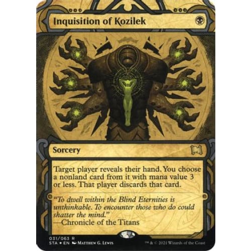 Inquisition of Kozilek (Foil Etched) (STA-031) (Borderless) Foil