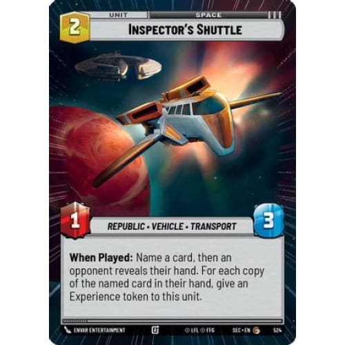 Inspector's Shuttle (Hyperspace) (524)