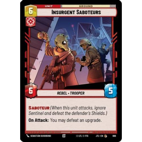 Insurgent Saboteurs (Foil) (666)  Foil
