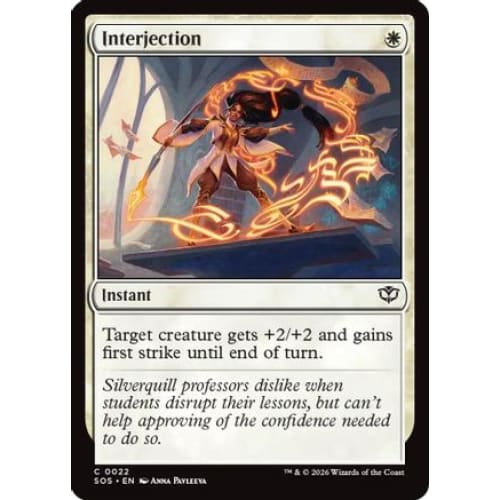 Interjection (SOS-022) Foil