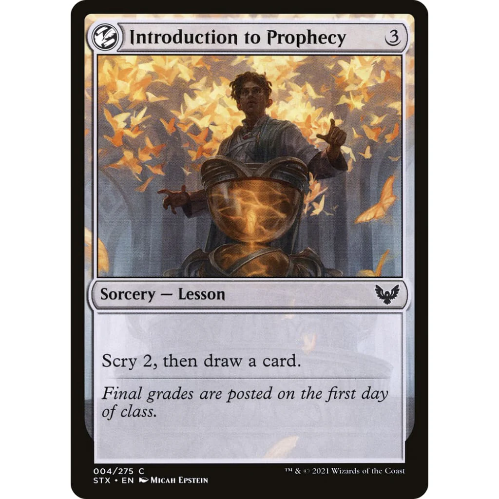 Introduction to Prophecy (STX-004): (lesson)