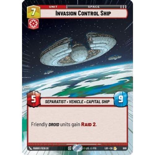 Invasion Control Ship (Hyperspace Foil) (909)  Foil