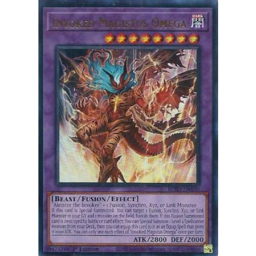 Invoked Magistus Omega - BPRO-EN100 Ultra Rare 1st Edition